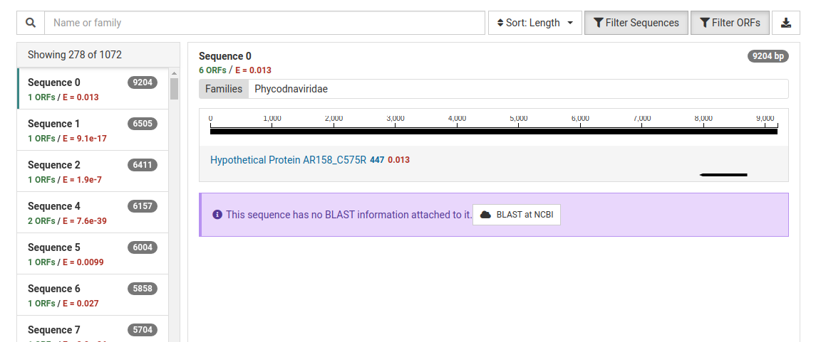 Nuvs analysis page